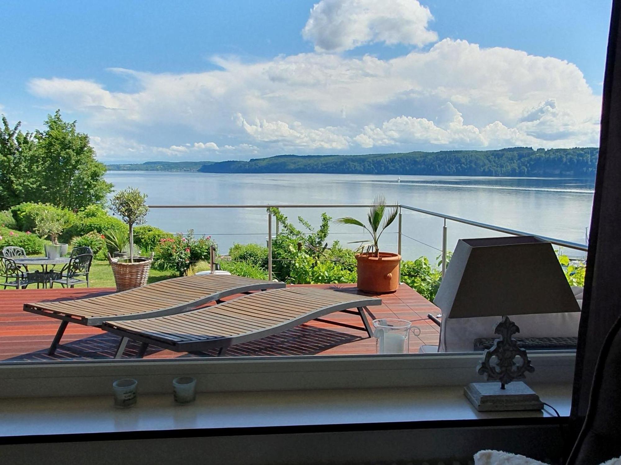 Ferienwohnung Panorama-Seetraum Sipplingen Bagian luar foto