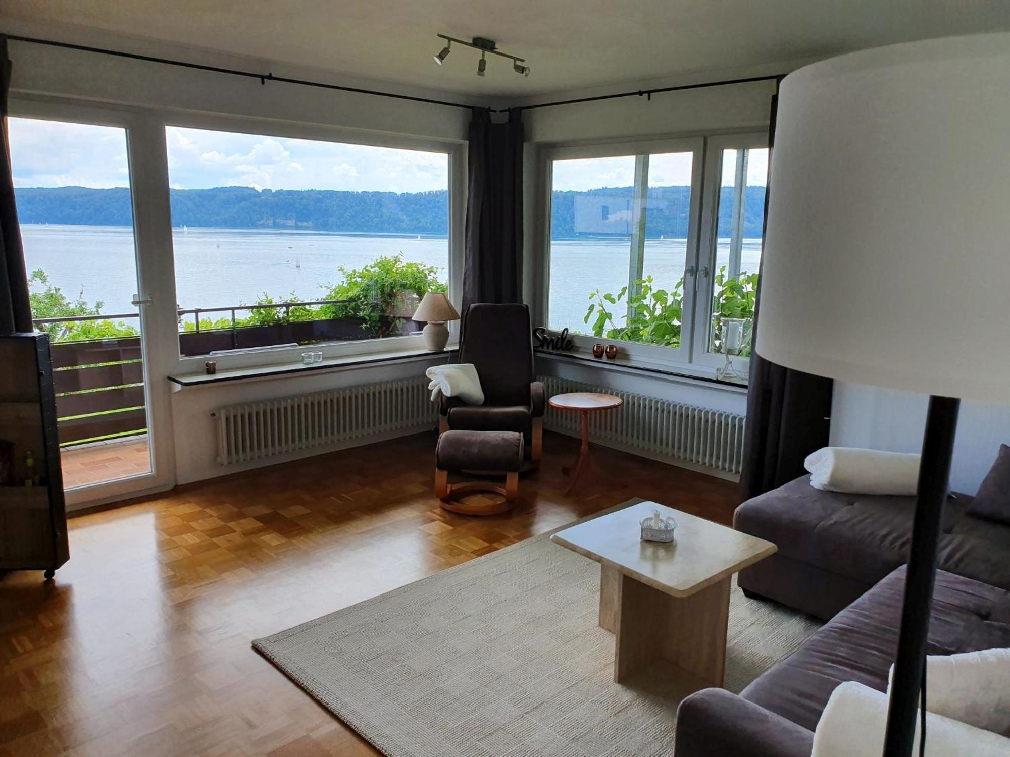 Ferienwohnung Panorama-Seetraum Sipplingen Bagian luar foto